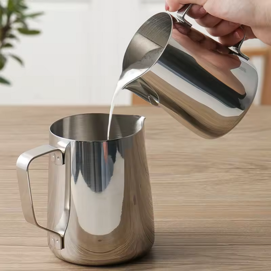 Stainless Steel Milk Frothing & Latte Art Pitcher with Measurement Markings
