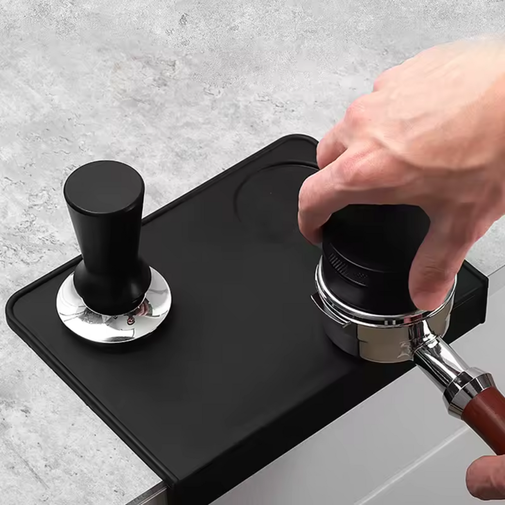 Coffee Tamper Mat: Corner Cushion Pad