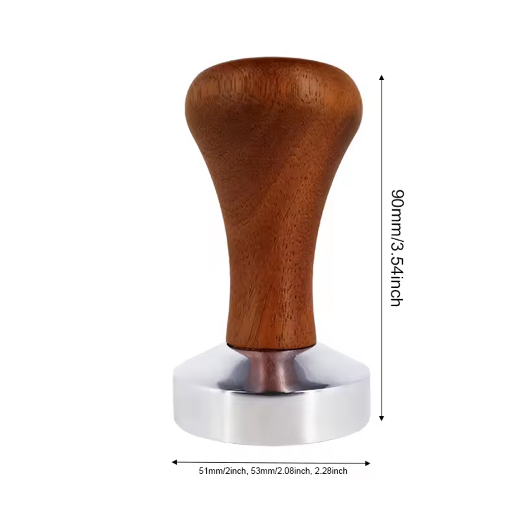 Classic Espresso Tamper with Premium Wood Handle