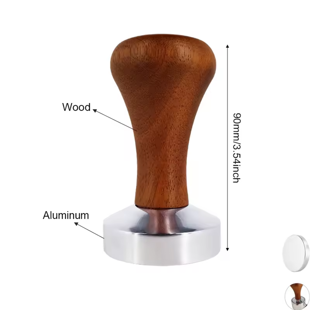 Classic Espresso Tamper with Premium Wood Handle