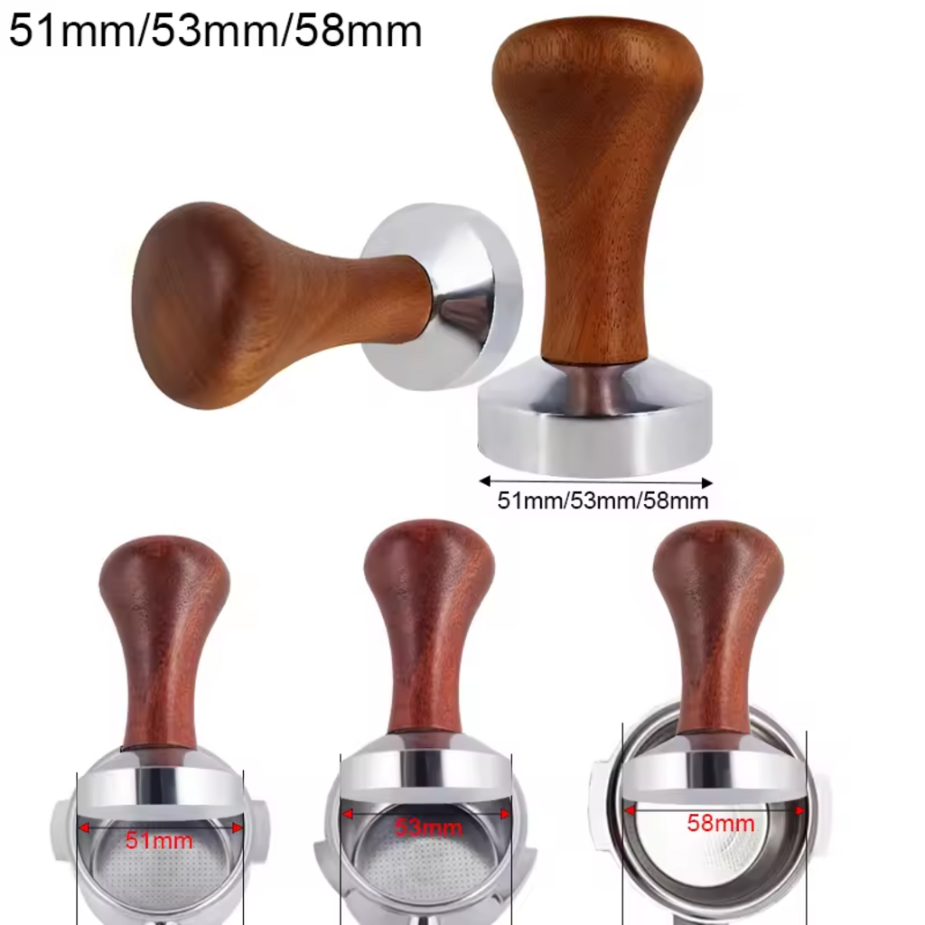 Classic Espresso Tamper with Premium Wood Handle