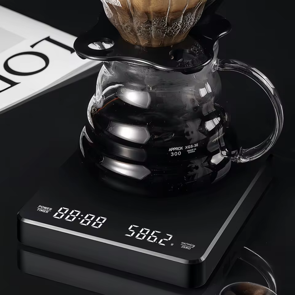 Professional USB Rechargeable Digital Coffee Scale with Timer
